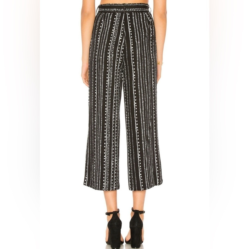 Cupcakes and Cashmere Melena Dotted Stripe Crop Pants Size M EUC - Picture 3 of 15